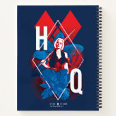 Het Zelfmoordplein | Harley Quinn Fern & Diamonds Notitieboek (Achterkant)