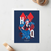 Het Zelfmoordplein | Harley Quinn Fern & Diamonds Notitiekaartje (Voorkant / Achterkant in situ)