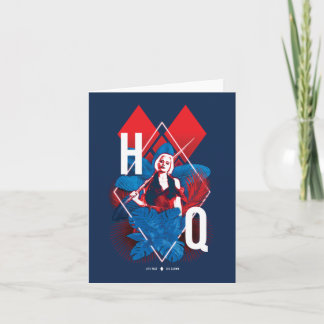 Het Zelfmoordplein | Harley Quinn Fern & Diamonds Notitiekaartje