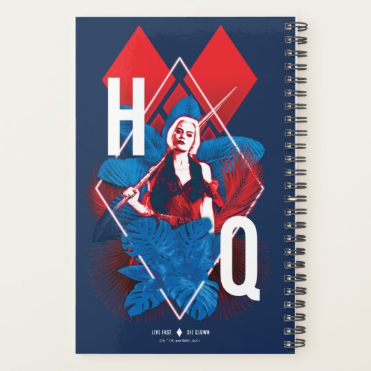 Het Zelfmoordplein | Harley Quinn Fern & Diamonds Planner (Achterkant)