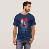 Het Zelfmoordplein | Harley Quinn Fern & Diamonds T-shirt (Voorkant volledig)