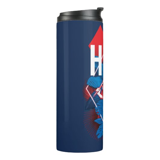 Het Zelfmoordplein | Harley Quinn Fern & Diamonds Thermosbeker (Gedraaid links)