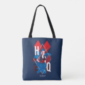 Het Zelfmoordplein | Harley Quinn Fern & Diamonds Tote Bag (Achterkant)