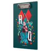 Het Zelfmoordplein | Harley Quinn Floral Diamond Klembord (Links)