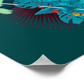 Het Zelfmoordplein | Harley Quinn Floral Diamond Poster (Hoek)