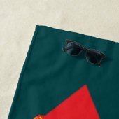 Het Zelfmoordplein | Harley Quinn Floral Diamond Strandlaken (In situ)