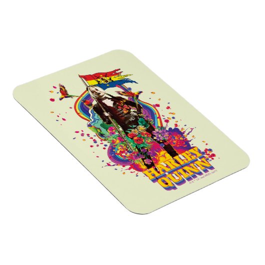 Het Zelfmoordplein | Harley Quinn Flowers & Rainbo Magneet (Rechterzijde)