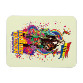 Het Zelfmoordplein | Harley Quinn Flowers & Rainbo Magneet (Horizontaal)