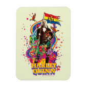 Het Zelfmoordplein | Harley Quinn Flowers & Rainbo Magneet (Verticaal)