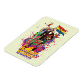 Het Zelfmoordplein | Harley Quinn Flowers & Rainbo Magneet (Linkerzijde)