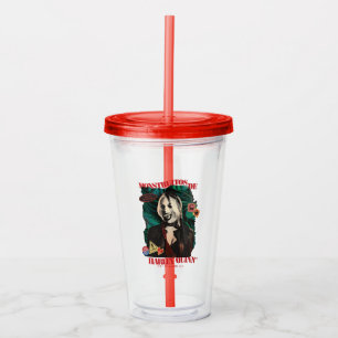 Het Zelfmoordplein Harley Quinn Winking Acryl Drinkbeker