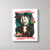 Het Zelfmoordplein | Harley Quinn Winking Canvas Afdruk (Voorkant)