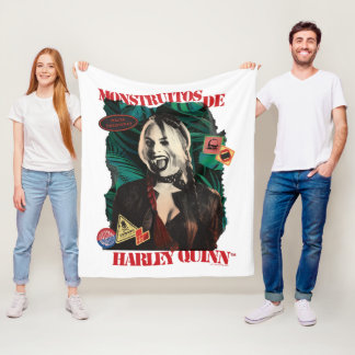 Het Zelfmoordplein | Harley Quinn Winking Fleece Deken