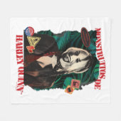 Het Zelfmoordplein | Harley Quinn Winking Fleece Deken (Voorkant (Horizontaal))