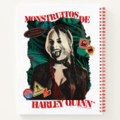 Het Zelfmoordplein | Harley Quinn Winking Notitieboek (Achterkant)