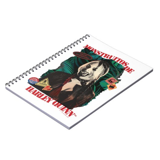 Het Zelfmoordplein | Harley Quinn Winking Notitieboek (Linkerzijde)