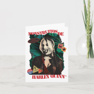 Het Zelfmoordplein | Harley Quinn Winking Notitiekaartje