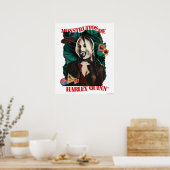 Het Zelfmoordplein | Harley Quinn Winking Poster (Keuken)