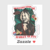 Het Zelfmoordplein | Harley Quinn Winking Sticker (Vel)