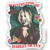 Het Zelfmoordplein | Harley Quinn Winking Sticker (Voorkant)