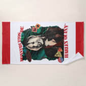 Het Zelfmoordplein | Harley Quinn Winking Strandlaken (Voorkant)