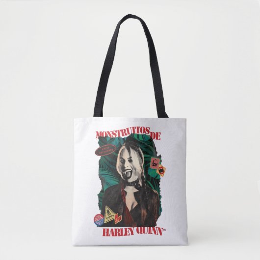 Het Zelfmoordplein | Harley Quinn Winking Tote Bag (Voorkant)