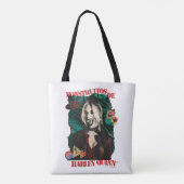 Het Zelfmoordplein | Harley Quinn Winking Tote Bag (Achterkant)