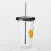 Het Zelfmoordplein | Logo tekenpictogram Acryl Drinkbeker (Rechts)