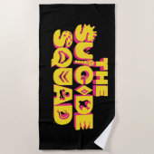 Het Zelfmoordplein | Logo tekenpictogram Strandlaken (Voorkant)