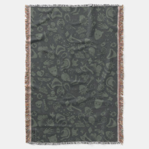 Het Zelfmoordplein   Pictogrampatroon tekens Deken