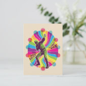 Het Zelfmoordplein | Polka-Dot Man Psychedelic Briefkaart (Staand voorkant)