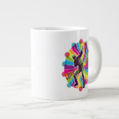 Het Zelfmoordplein | Polka-Dot Man Psychedelic Grote Koffiekop (Voorkant rechts)