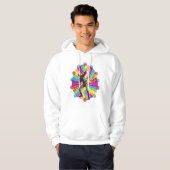 Het Zelfmoordplein | Polka-Dot Man Psychedelic Hoodie (Voorkant volledig)