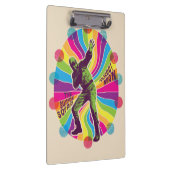 Het Zelfmoordplein | Polka-Dot Man Psychedelic Klembord (Rechts)