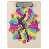 Het Zelfmoordplein | Polka-Dot Man Psychedelic Klembord (Voorkant)