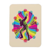 Het Zelfmoordplein | Polka-Dot Man Psychedelic Magneet (Verticaal)