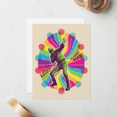 Het Zelfmoordplein | Polka-Dot Man Psychedelic Notitiekaartje (Voorkant / Achterkant in situ)