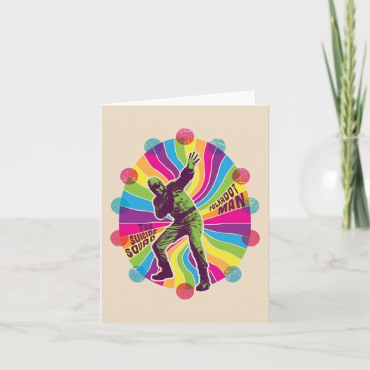 Het Zelfmoordplein | Polka-Dot Man Psychedelic Notitiekaartje (Voorkant)