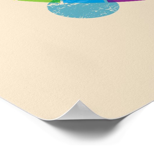 Het Zelfmoordplein | Polka-Dot Man Psychedelic Poster (Hoek)