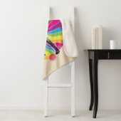 Het Zelfmoordplein | Polka-Dot Man Psychedelic Sherpa Deken (In situ)