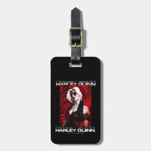 Het Zelfmoordplein Portret Harley Quinn Red Fern Bagagelabel