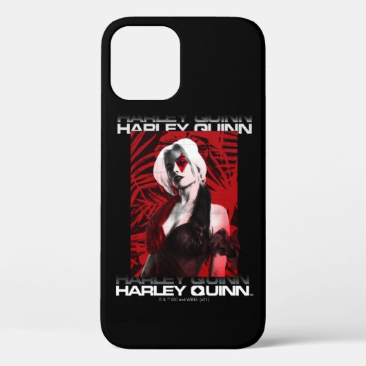 Het Zelfmoordplein | Portret Harley Quinn Red Fern Case-Mate iPhone Case (Achterkant)
