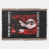 Het Zelfmoordplein | Portret Harley Quinn Red Fern Deken (Voorkant)