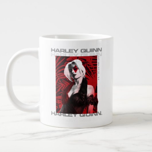 Het Zelfmoordplein | Portret Harley Quinn Red Fern Grote Koffiekop (Links)