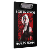 Het Zelfmoordplein | Portret Harley Quinn Red Fern Klembord (Rechts)