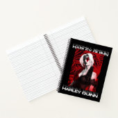 Het Zelfmoordplein | Portret Harley Quinn Red Fern Notitieboek (Binnen)