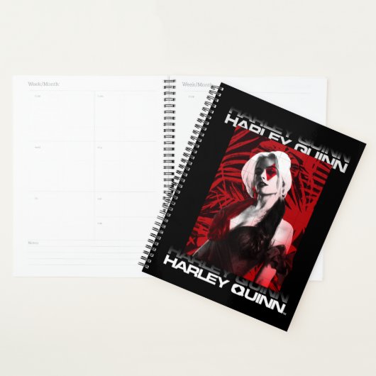 Het Zelfmoordplein | Portret Harley Quinn Red Fern Planner (Display)