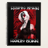 Het Zelfmoordplein | Portret Harley Quinn Red Fern Planner (Voorkant)