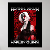 Het Zelfmoordplein | Portret Harley Quinn Red Fern Poster (Voorkant)