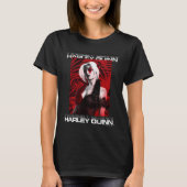 Het Zelfmoordplein | Portret Harley Quinn Red Fern T-shirt (Voorkant)
